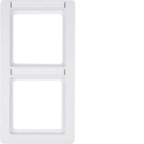 Berker 10126019 Rahmen 2fach mit Beschriftungsfeld Q.1 polarweiß, samt Mesch Shop Berker 10126019 Rahmen 2fach mit Beschriftungsfeld Q.1 polarweiß, samt Mesch Shop